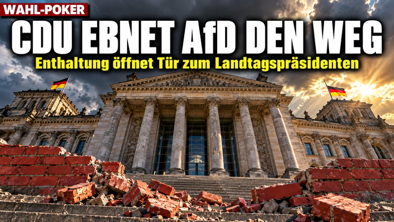 Enthaltungs-Trick in Magdeburg: CDU ebnet der AfD den Weg nach oben
