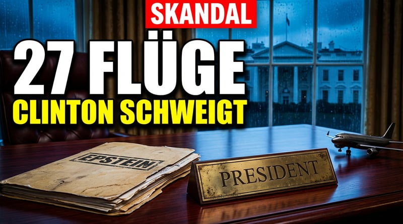 Epstein-Skandal: Bill Clinton will von nichts gewusst haben – 27 Flüge sprechen eine andere Sprache