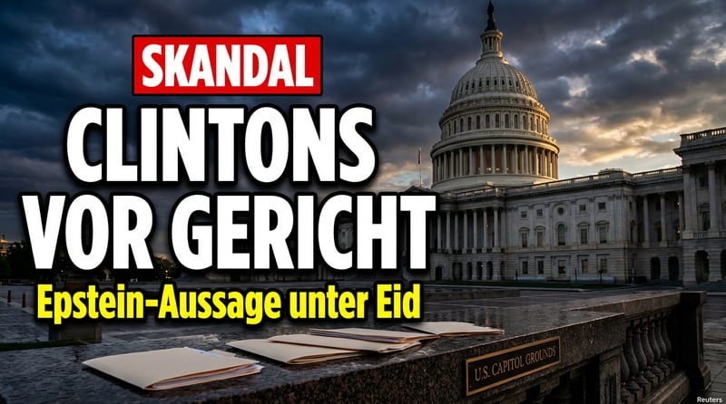 Epstein-Skandal erschüttert politische Elite: Clintons müssen unter Eid aussagen