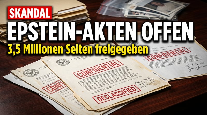Epstein-Skandal: US-Regierung legt Millionen brisanter Dokumente offen – Prominente nicht geschützt