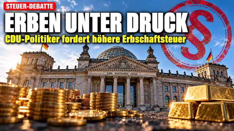 Erben unter Generalverdacht: CDU-Mann rüttelt an der roten Linie!