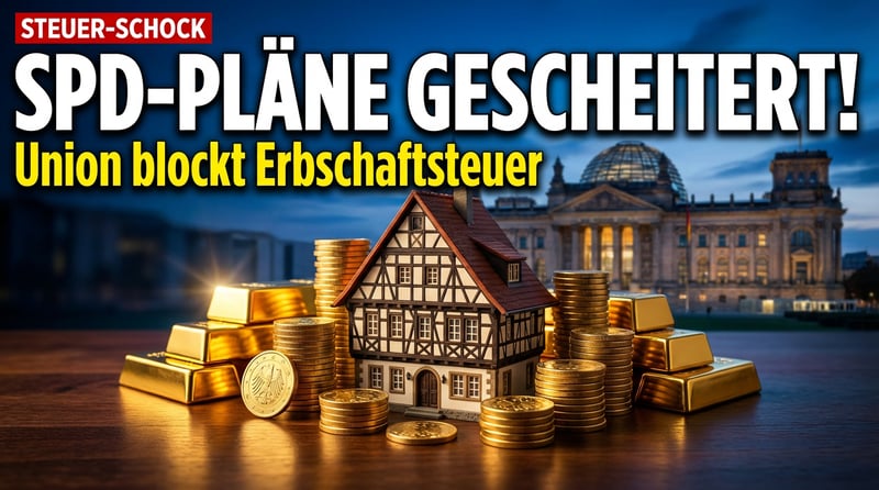 Erbschaftsteuer-Debatte: SPD-Vorstoß scheitert krachend am Widerstand der Union