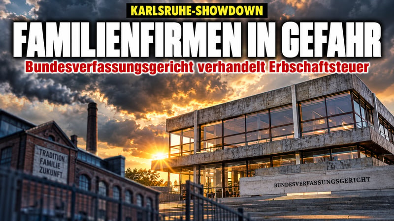 Erbschaftsteuer-Showdown in Karlsruhe: Droht Familienfirmen das Aus?