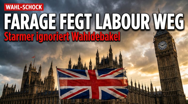 Erdrutsch im Königreich: Farages Reform UK fegt Labour weg – doch Starmer klammert sich an die Macht