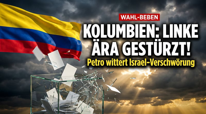 Erdrutsch in Kolumbien: Konservativer Außenseiter stürzt linke Ära – und der abgewählte Petro wittert eine israelische Verschwörung