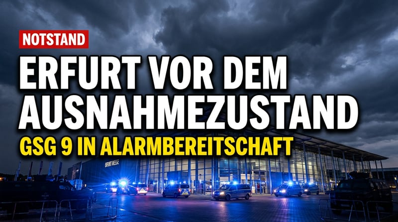 Erfurt vor dem Ausnahmezustand: Wenn der „Protest“ zur Terrorübung wird