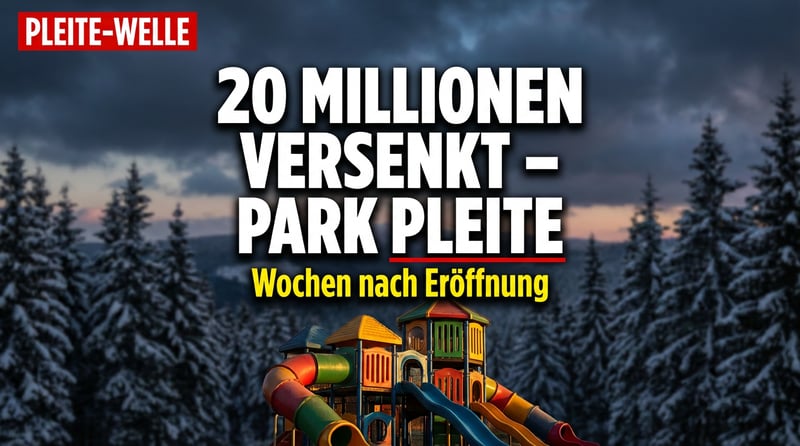 Erlebnispark im Erzgebirge: Kaum eröffnet, schon pleite – ein Sinnbild deutscher Wirtschaftsmisere