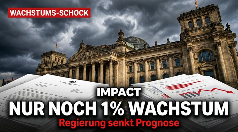 Ernüchternde Prognose: Bundesregierung senkt Wachstumserwartungen und gesteht Reformversagen ein