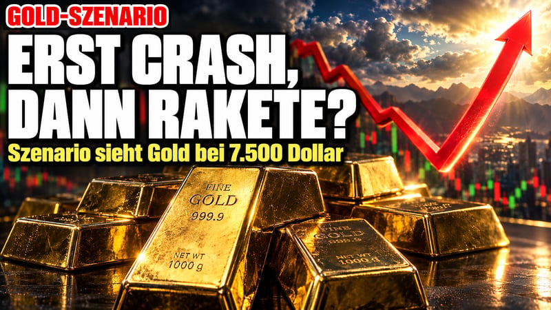 Erst Ausverkauf, dann Rakete? Das Gold-Szenario mit 7.500 Dollar