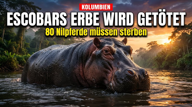 Escobars bizarre Hinterlassenschaft: Kolumbien will über 80 Nilpferde töten lassen