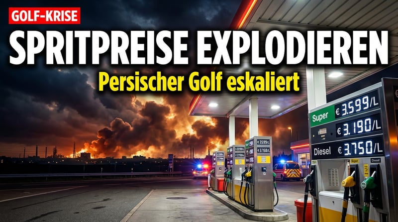 Eskalation am Persischen Golf: Spritpreise explodieren – und das ist erst der Anfang