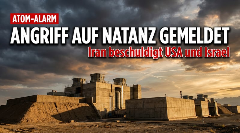 Eskalation im Nahen Osten: Angriff auf Irans nukleares Herzstück Natanz gemeldet