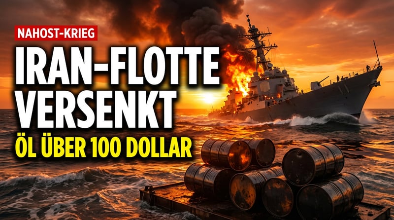 Eskalation im Nahen Osten: USA versenken Irans gesamte Flotte – Ölpreis durchbricht 100-Dollar-Marke