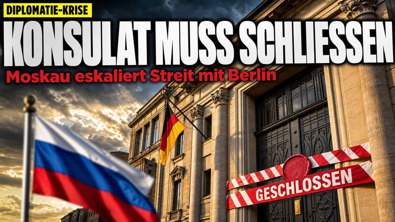 Eskalation mit Moskau: Deutschlands letztes Konsulat muss schließen