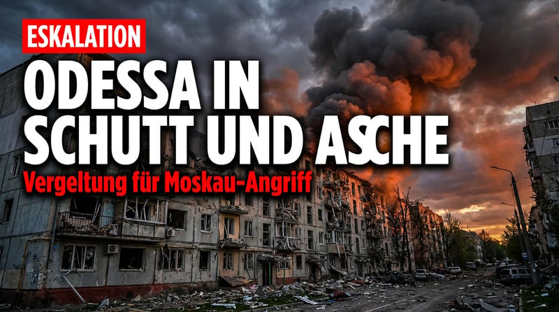 Eskalation ohne Ende: Russland legt Odessa in Schutt und Asche – Vergeltung für Drohnenangriff auf Moskau