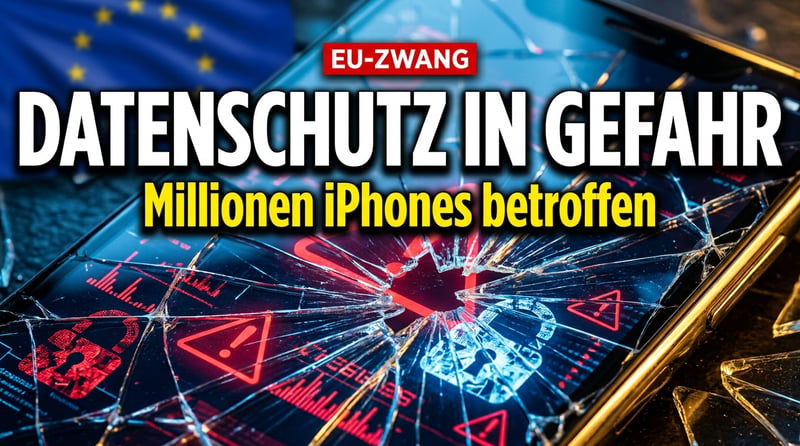 EU-Bürokraten zwingen Apple zur Öffnung – Datenschutz für Millionen iPhone-Nutzer in Gefahr
