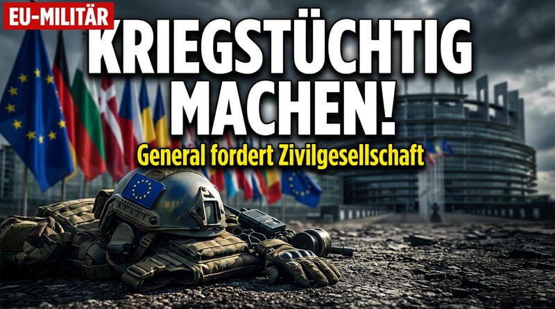 EU-General fordert „Kriegstüchtigkeit" der gesamten Gesellschaft – und warnt vor europäischer Armee