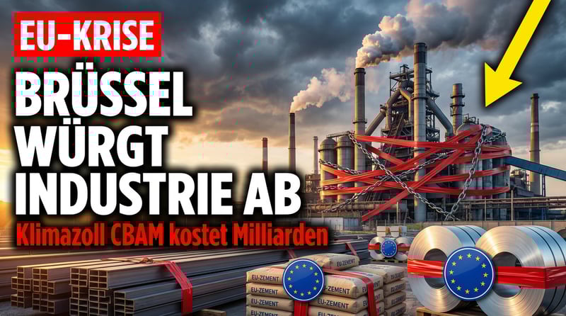 EU-Klimazoll CBAM: Brüssels neuestes Bürokratie-Monster würgt Europas Industrie ab