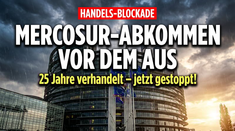EU-Parlament torpediert Mercosur-Abkommen – Jahrzehntelange Verhandlungen vor dem Aus?