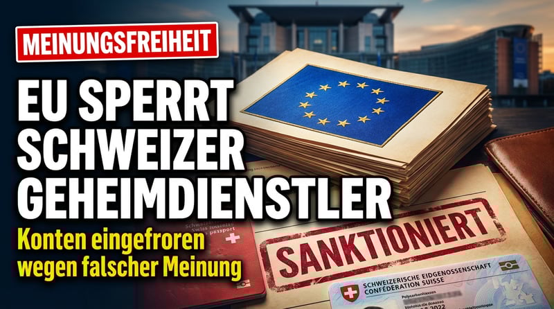 EU-Sanktionen gegen Schweizer Ex-Geheimdienstler: Wenn Meinungen zum Verbrechen werden