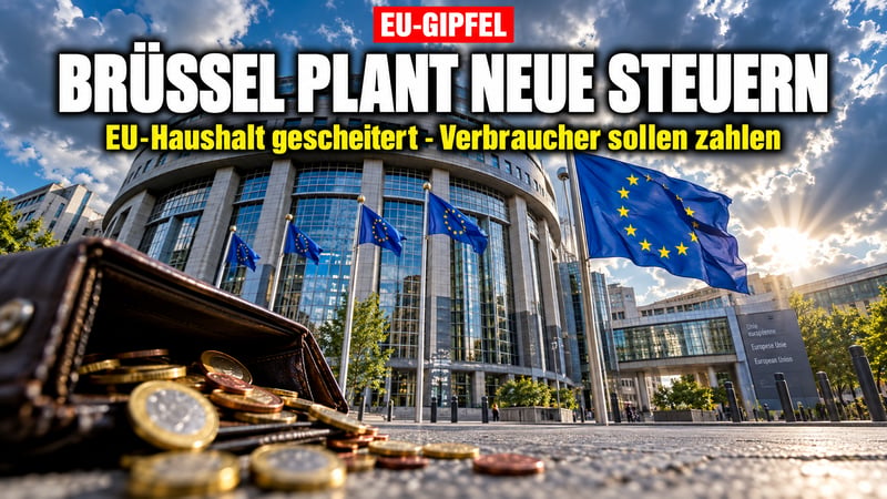 EU-Steuern durch die Hintertür: Brüssel greift nach Ihrem Geld!
