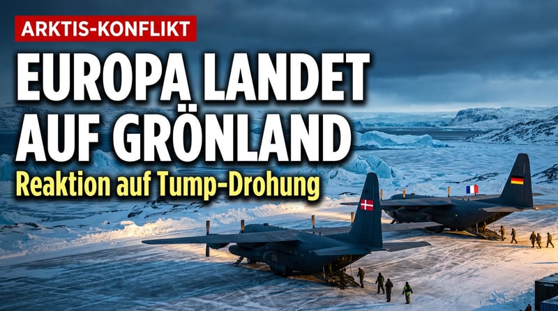 Europäische Truppen landen auf Grönland: Nato-Staaten reagieren auf Trumps Drohgebärden