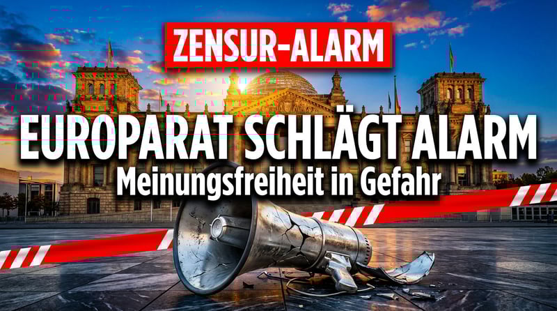 Europarat schlägt Alarm: Meinungsfreiheit in Deutschland unter massivem Druck