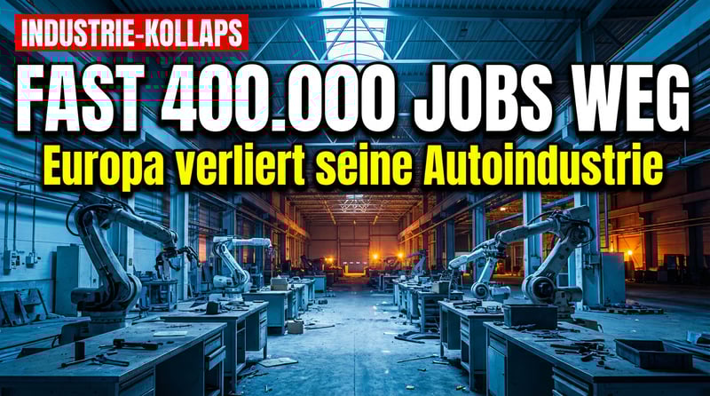 Europas Autoindustrie im freien Fall: Fast 400.000 Jobs seit 2019 vernichtet
