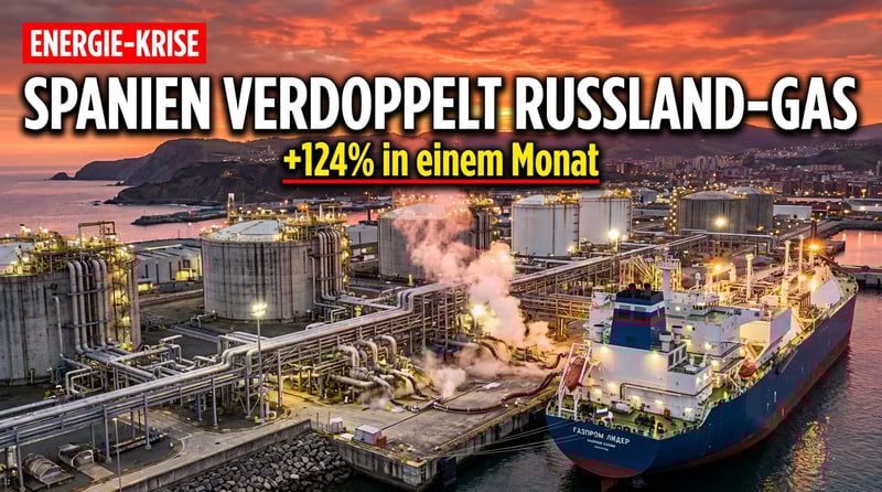 Europas Energieheuchelei: Spanien verdoppelt russische LNG-Importe – und niemand schaut hin