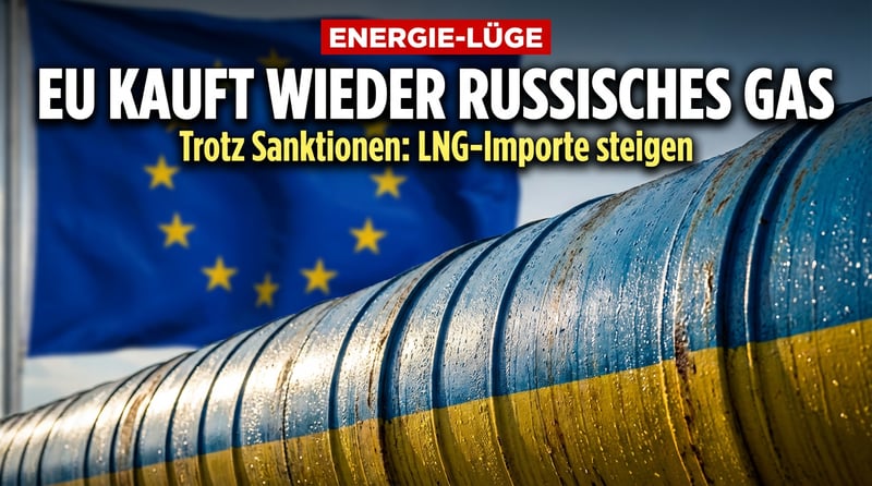 Europas Energielüge: EU kauft klammheimlich wieder mehr russisches Gas