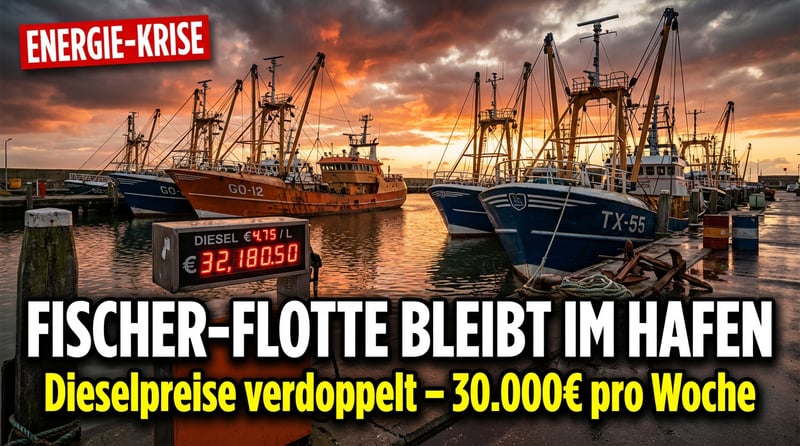 Europas Fischer am Abgrund: Irankrieg treibt Dieselpreise in die Höhe – halbe niederländische Flotte liegt still