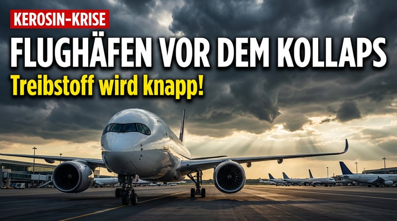 Europas Flughäfen vor dem Kollaps: Kerosinmangel bedroht Sommerreisesaison