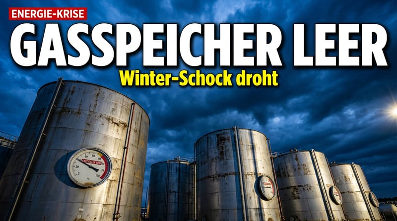 Europas Gasspeicher gähnen leer: Warum uns die Politik erneut in einen riskanten Winter schlittern lässt