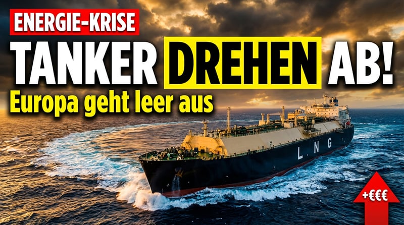 Europas Gasversorgung wankt: LNG-Tanker wenden auf offener See und steuern Asien an