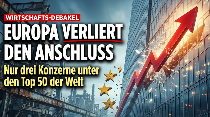 Europas industrielle Kapitulation: Nur noch drei Konzerne unter den 50 wertvollsten der Welt
