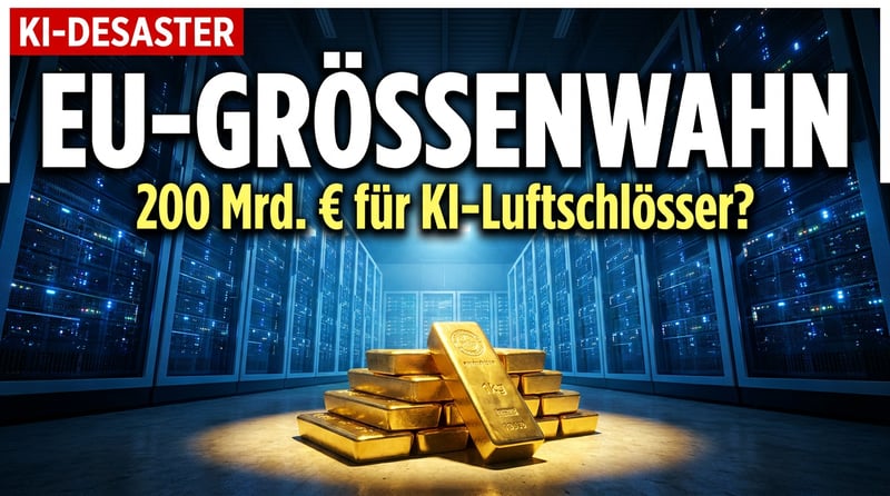Europas KI-Größenwahn: 200 Milliarden Euro für Luftschlösser im Serverraum?