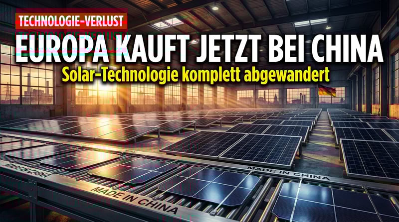 Europas Solarindustrie: Vom Technologieführer zum Bittsteller Chinas