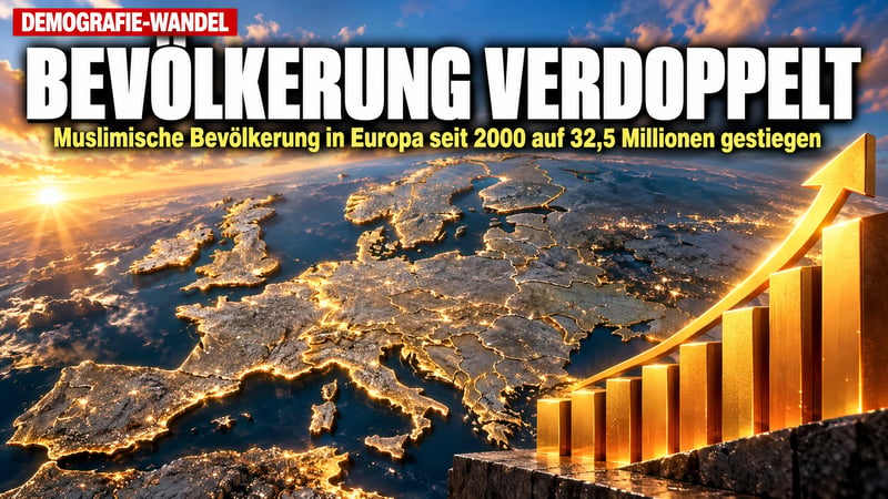 Europas stille Zeitenwende: Muslimische Bevölkerung mehr als verdoppelt