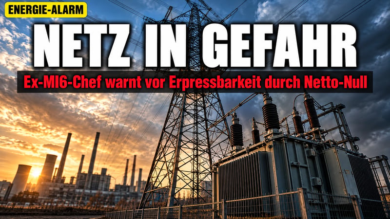 Ex-MI6-Chef warnt: Netto-Null macht uns erpressbar!