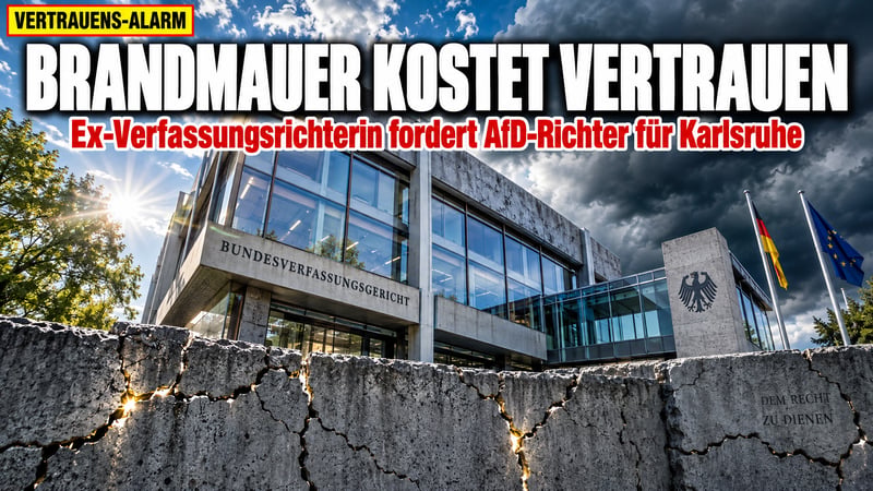 Ex-Verfassungsrichterin bricht Tabu: AfD-Richter nach Karlsruhe!