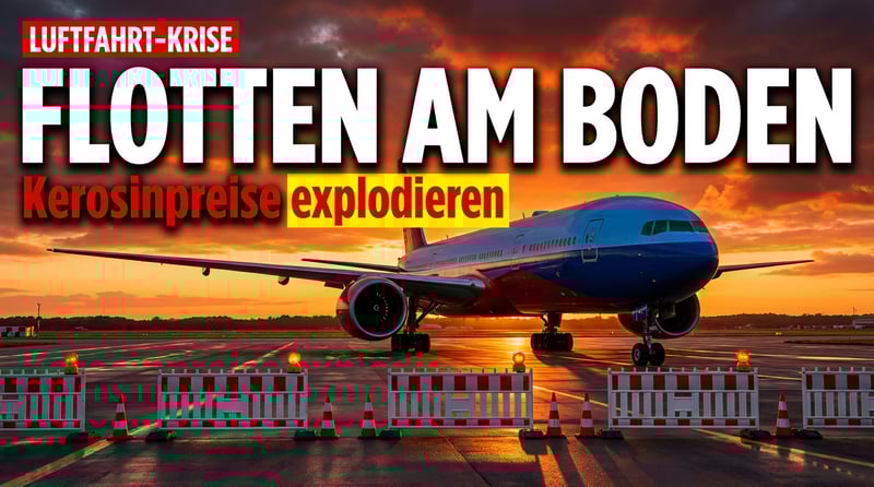 Existenzbedrohung für Airlines: Energieschock durch Nahost-Eskalation könnte ganze Flotten am Boden halten