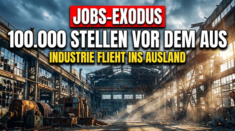 Exodus der Industrie: Bis zu 100.000 Arbeitsplätze stehen 2026 vor dem Aus