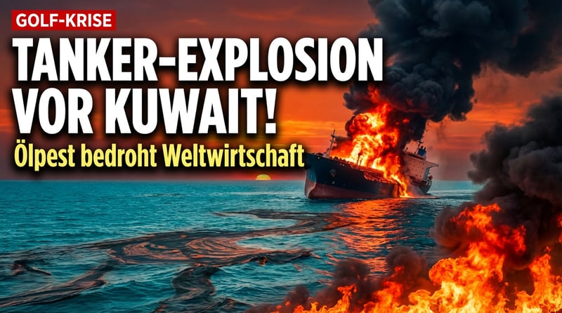 Explosion erschüttert Tanker vor Kuwait: Ölpest und Eskalation im Persischen Golf