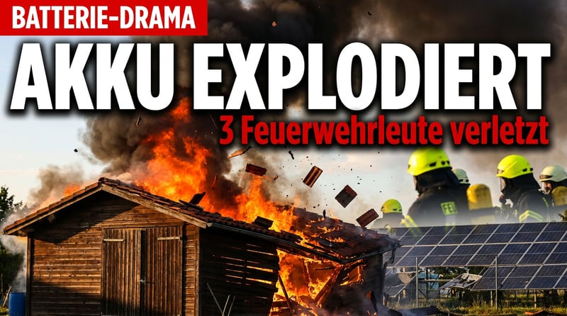 Explosion in Bentwisch: Wenn der grüne Energietraum den Feuerwehrmännern um die Ohren fliegt