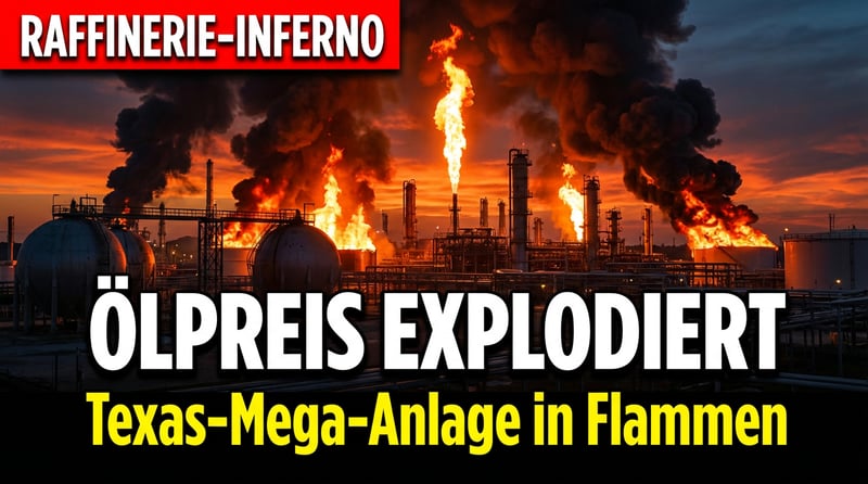 Explosion in texanischer Mega-Raffinerie lässt Ölpreis in die Höhe schießen