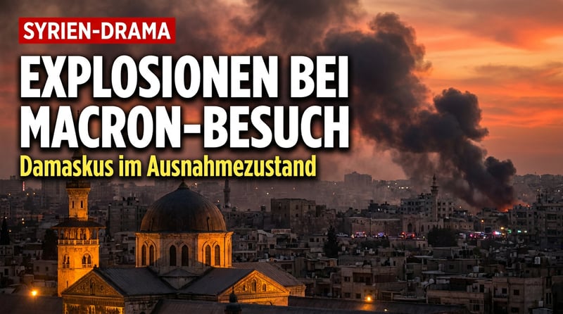 Explosionen begleiten Macrons Syrien-Besuch: Symbolbild einer gescheiterten Nahostpolitik?