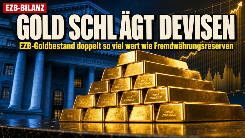 EZB-Bilanz: Warum 5 Millionen Euro Gold mehr ein Signal sind
