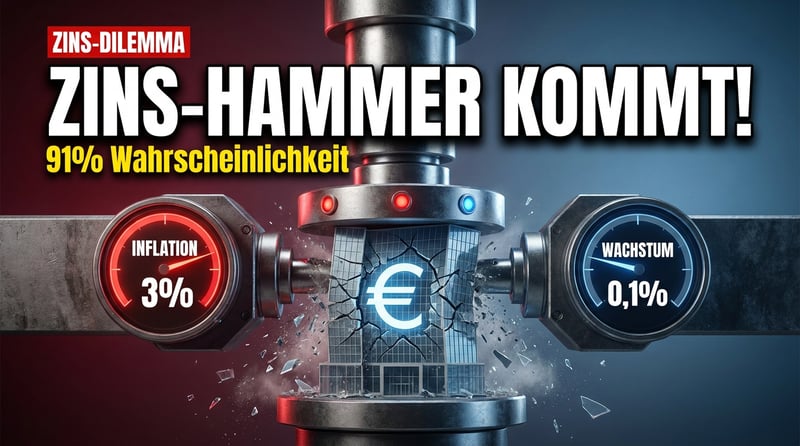 EZB im Zinsdilemma: Wenn die Notenbank zwischen Inflation und Rezession zerrieben wird