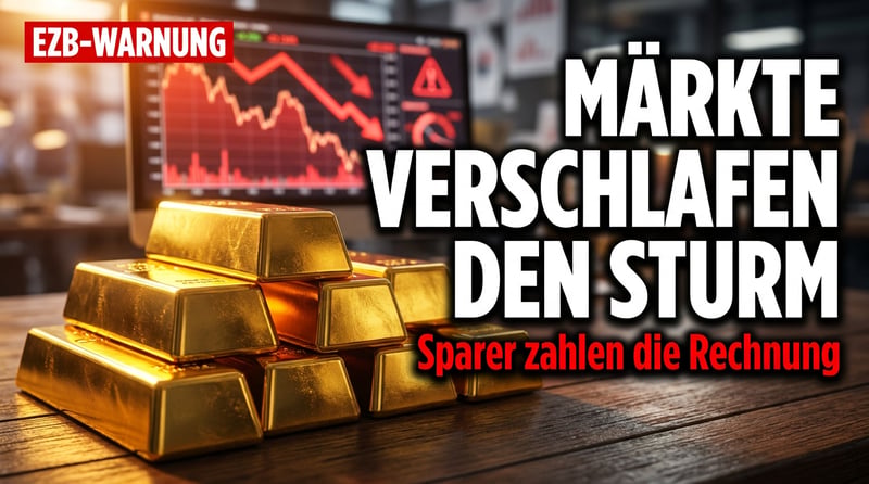 EZB schlägt Alarm: Wenn die Märkte den Sturm verschlafen, zahlt am Ende der Sparer