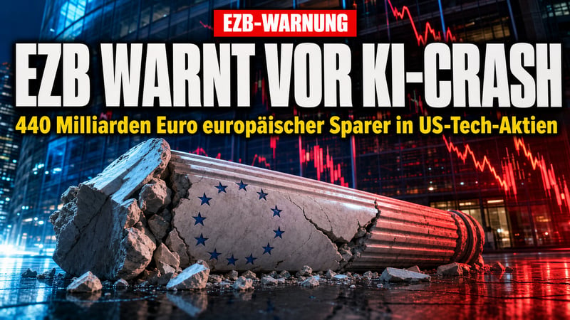 EZB-Warnung: Platzt die KI-Blase, zahlt Europa mit